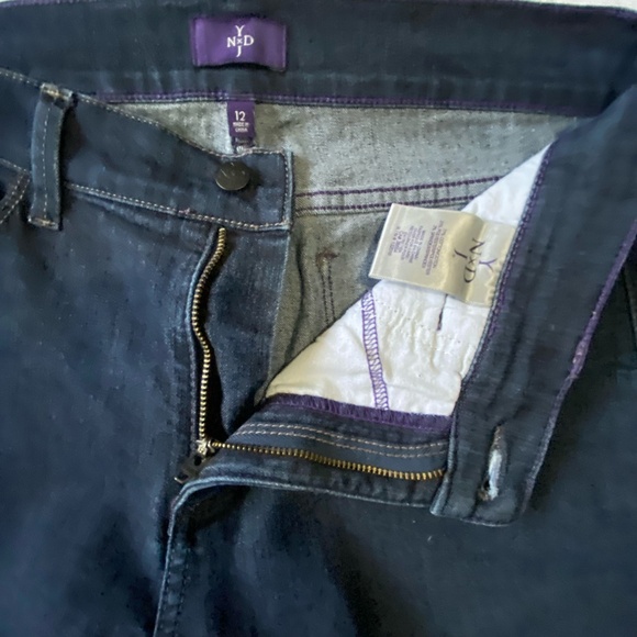 NYDJ  Dark Denim Lift Tuck Technology Skinny Jean. 12X 26" - Picture 8 of 15